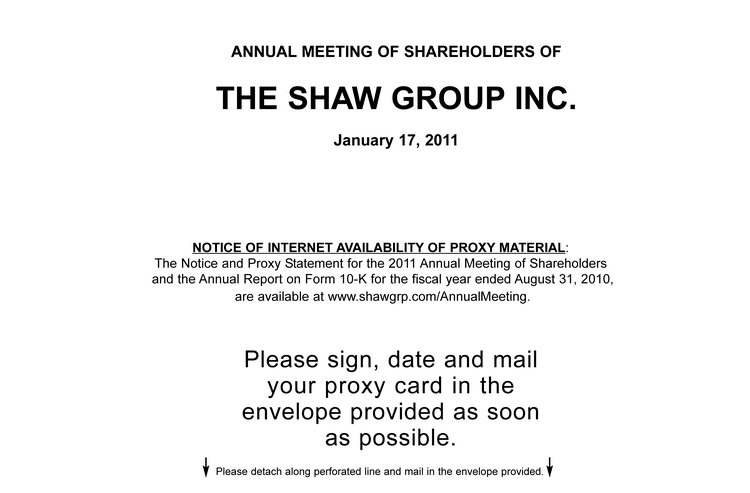 (Proxy Card)